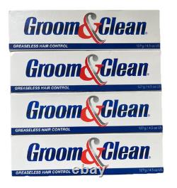 Groom & Clean Greaseless Hair Control Cream 4.5 oz Each EXP 7/2028 4 Pack