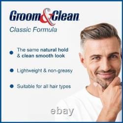 Groom and Clean Greaseless Hair Control Cream 4.5 oz Each EXP 07/2028 4 Pack