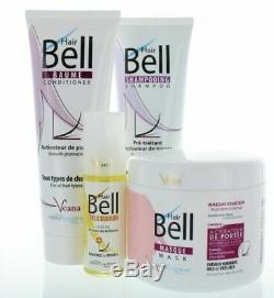 HairBell Shampoo + Conditioner + Maske + Booster Serum wie HairJazz HairPlus