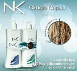 Hair Surgery With Keratin Nk Professional Care Steps 1 and 2 of 950ML