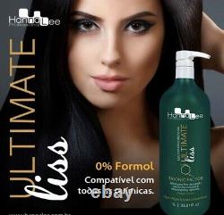 Hair Treatment Keratin Ultimate Liss Hanna Lee Keratina Sorali Brasil 1L