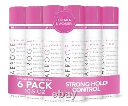 Hairspray Strong Hold Volumizing, Flexible, Non Stick, 6 Pack(10.5 oz), All Hair