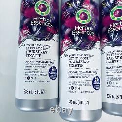 Herbal Essences Tousle Me Softly Let It Loose Hairspray Fixatif Medium 8 oz (X6)