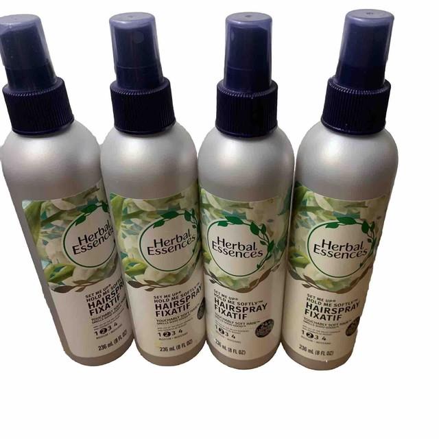 Herbal Essences X 4 Set Me Up Hairspray Fixatif #2 Medium, Non-aerosol, 8oz New
