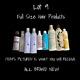 High End Lot Of 9-full Size Hair Care Product New Free Us Shipping