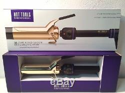 Hot Tools Professional 38mm 24k Gold Salon Curling Iron Get's Hot Stay's Hot