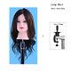Human Hair Mannequin Head Practice Model For Hairdresser Hairstyle Training