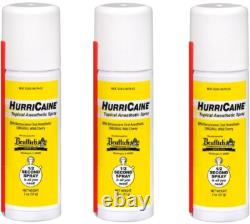 Hurricaine 20% Spray Cherry 2oz 3 Pack