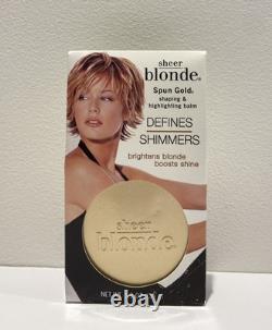 JOHN FRIEDA Sheer Blonde SPUN GOLD SHAPING HIGHLIGHTING BALM 1.2 oz. RARE NEW