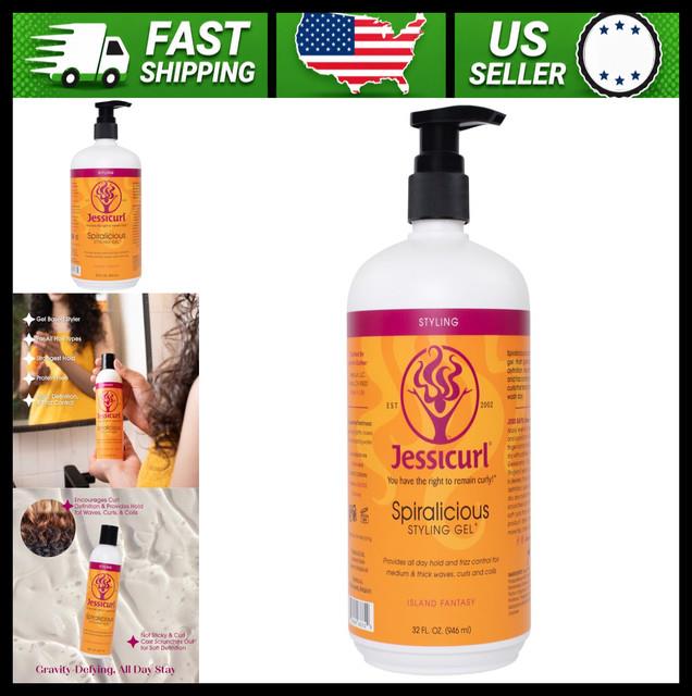Jessicurl Spiralicious Curl Defining Gel, Island Fantasy, 32 Fl Oz