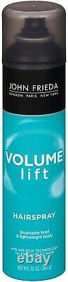 John Frieda Luxurious Volume Forever Full Hairspray with Caffeine, 10 oz, 12 Pack