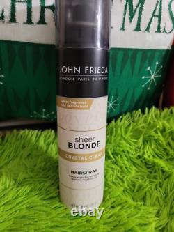 John Frieda Sheer Blonde Crystal Clear Hairspray 8.5 oz. New (1) Can No Box