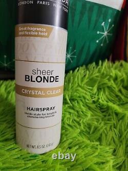John Frieda Sheer Blonde Crystal Clear Hairspray 8.5 oz. New (1) Can No Box