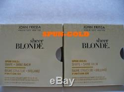 John Frieda Sheer Blonde SPUN GOLD (2 TINS) Shaping Highlighing Balm VERY RARE