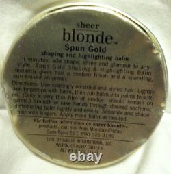 John Frieda Sheer Blonde Spun Gold Shaping Highlighting Balm 1.2 oz RARE DISCONT