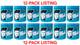 Johnny B Mode 12-pack Hair Styling Gel Medium 20oz Bonus Size 12pc