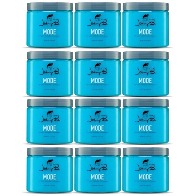 Johnny B Mode Styling Hair Gel 16oz (unisex) (12 Pack) (brand New)