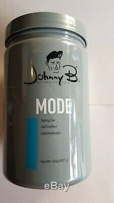 Johnny B Mode Styling Hair Gel 32 oz Medium Hold NEW PACKAGING NEW PACKAGING