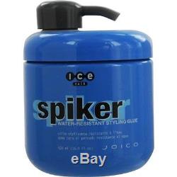 Joico ICE Spiker Glue Styling Gel Create Any Style Firm Hold 16.9 Oz with Pump