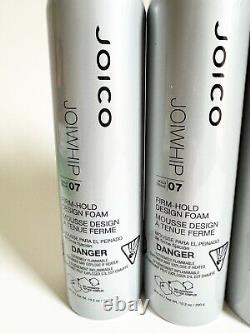 Joico Joiwhip 07 Firm Hold Design Foam Mousse 10.2 oz New 3 count