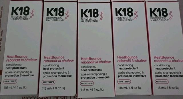 K18 Heatbounce Conditioning Heat Protectant 4 Oz Lot Of 5