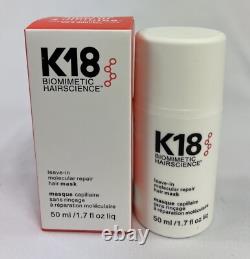 K18 Leave In Molecular Repair Hair Mask Biomimetic Hairscience 50 ml -2PACK K18 Leave In Molecular Repair Hair Mask Biomimetic Hairscience 50 ml -2PACK