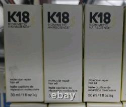 K18 Molecular Repair Hair Oil 1 Oz / 30 ml Original Lot Of 5
