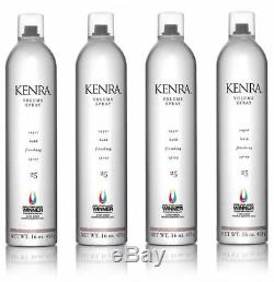 KENRA #25 VOLUME SPRAY SUPER HOLD FINISHING HAIRSPRAY 16 oz. (4 Packs)