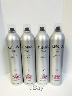 KENRA #25 VOLUME SUPER HOLD HAIRSPRAY 16oz X4 CANS