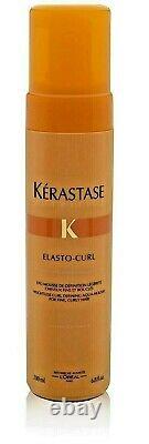 KERASTASE ELASTO CURL MOUSSE 6.8oz LEAVE IN FINE CURLY HAIR MINOR LABEL DAMAGE