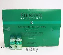 KERASTASE RESISTANCE CONCENTRE AGE RECHARGE BOX, 30 VIALS 12mL each
