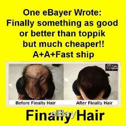 KERATIN HAIR LOSS CONCEALER FINALLY HAIR BUILDING FIBERS 25g+3g = 28g. 99oz. USA