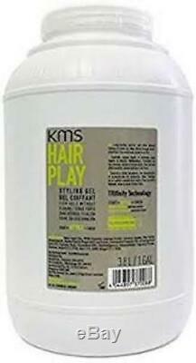 KMS HairStay Hair Styling Gel Firm Hold Without Flaking. SUPER 4x GALLON CASE