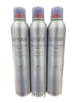 Kenra Perfect Medium Hold 13 HairSpray Pack Of 3 Cans