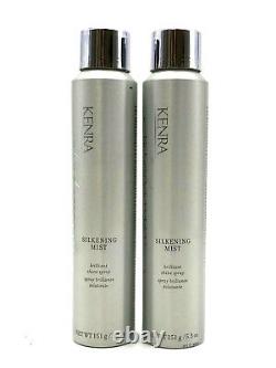 Kenra Platinum Silkening Mist Brilliant Shine Spray 5.3 oz-Pack of 2