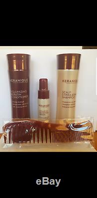 Keranique Set Shampoo + Conditioner + Follicle Boosting Serum+ Free Comb Auspost