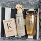 Kerastase Gloss Absolu Must Haves Set Shampoo Oil Milk Pouch $155 Authentic
