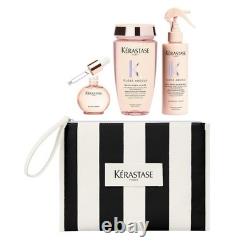 Kerastase Gloss Absolu Must Haves Set Shampoo Oil Milk Pouch $155 AUTHENTIC