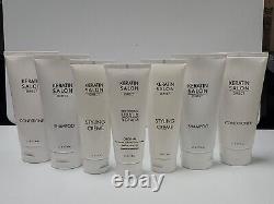 Keratin Salon Direct 7pcs Set Smoothing Treatment Styling Creme Shampoo Conditio