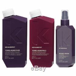 Kevin Murphy Young Again Wash, Rinse 8.5oz & Oil 3.4oz SET