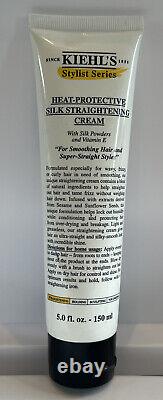 Kiehl's Stylist Series Heat-Protective Silk Straightening Cream 5oz Discontinued