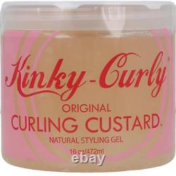 Kinky-Curly Original Curling Custard Natural Styling Gel Free Shipping