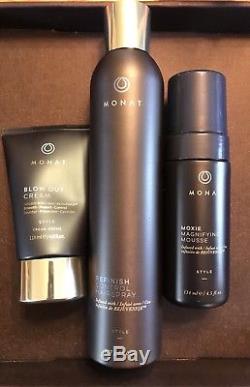 LOT Monat Hair Products FULL SIZE Styling Starter KIT Hair Loss Growth