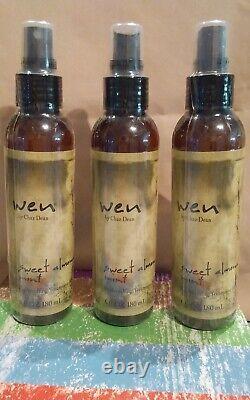 LOT OF 16 items! WEN Chaz Dean SWEET ALMOND MINT Hair Care Products SEALED