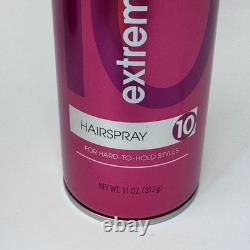 LOT of 3 Suave Extreme Hold Hairspray #10 Hard To Hold Styles, 11oz NEW
