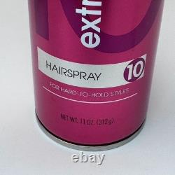 LOT of 3 Suave Extreme Hold Hairspray #10 Hard To Hold Styles, 11oz NEW