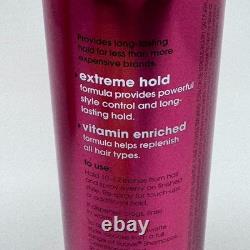 LOT of 3 Suave Extreme Hold Hairspray #10 Hard To Hold Styles, 11oz NEW