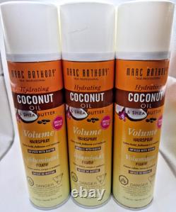 LOT of 9 Marc Anthony Hydrating Coconut Oil & Shea Butter Volume Hairspray