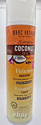 LOT of 9 Marc Anthony Hydrating Coconut Oil & Shea Butter Volume Hairspray