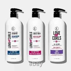 LUS Brands Love Ur Curls for Curly Hair Shampoo + Conditioner + Styler